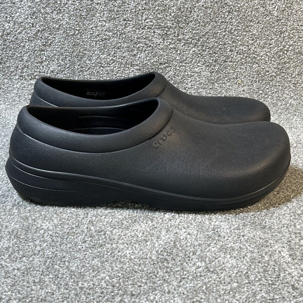 CROCS Professional Slip-On Work Loafers - Black